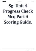 SG- UNIT 4 PROGRESS CHECK MCQ PART A SCORING GUIDE&period;2026