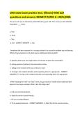 CNA State Exam Practice Test &lpar;Illinois&rpar; &ndash; 222 Questions and Answers &vert; Latest 2025&sol;2026 Updated Study Guide &lpar;A&plus; Complete Exam Prep Material&rpar;