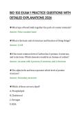 BIO 105 EXAM 1 PRACTICE QUESTIONS WITH &NewLine;DETAILED EXPLANATIONS 2026