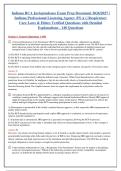 Indiana RCA Jurisprudence Exam Prep 2026&sol;2027 &ndash; PLA Respiratory Care Laws&comma; Ethics & Scope of Practice &lpar;Verified Questions with Detailed Explanations&rpar;