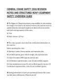 GENERAL CRANE SAFETY 2026 REVISION&NewLine;NOTES AND STRUCTURED HEAVY EQUIPMENT&NewLine;SAFETY OVERVIEW GUIDE