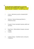 BC PSYCHOLOGIST JURISPRUDENCE EXAM TEST&NewLine;QUESTIONS AND ANSWERS &lpar;100&percnt; CORRECT&rpar; &vert; LATEST&NewLine;UPDATE 2026&sol;2027 &vert; GRADED A&plus; &vert; GUARANTEED PASS&excl;&excl;&NewLine;