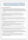 ACE Group Fitness Instructor &lpar;GFI&rpar; Exam Prep 2026&sol;2027 &ndash; American Council on Exercise Certification &lpar;150 Verified Questions with Detailed Rationales&rpar;