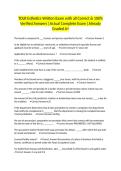 TDLR Esthetics Written Exam with all Correct & 100&percnt; Verified Answers &vert;Actual Complete Exam &vert;Already Graded A&plus;