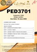 PED3701 Assignment 3 &lpar;5 Video recording Scripts&rpar; 2026 - DUE 24 June 2026