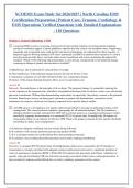 NCOEMS Exam Study Set 2026&sol;2027 &ndash; North Carolina EMS Certification Preparation &lpar;Patient Care&comma; Trauma&comma; Cardiology & EMS Operations&rpar; Verified Questions with Detailed Explanations