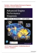 Test Bank &ndash; Advanced Engine Performance Diagnosis &lpar;7th Edition&rpar;James D&period; Halderman &vert; Complete Coverage &vert; Exam-Ready &vert; Rated A&plus;