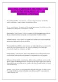 C952 WGU COMPUTER ARCHITECTURE QUESTIONS WITH RIGHT ACTUAL ANSWERS UPDATED &period;