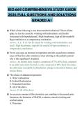 BIO 669 COMPREHENSIVE STUDY GUIDE&NewLine;2026 FULL QUESTIONS AND SOLUTIONS&NewLine;GRADED A&plus;