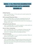 GEOG 1113L PRACTICE EXAMINATION&NewLine;2026 QUESTIONS WITH ANSWERS&NewLine;GRADED A&plus;