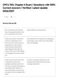 CPCU 553&comma; Chapter 6 Exam &vert; Questions with 100&percnt;&NewLine;Correct Answers &vert; Verified &vert; Latest Update&NewLine;2026&sol;2027&NewLine;