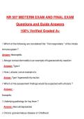 NR 507 Midterm Exam and Final Exam &lpar;Latest 2026&sol;2027 Update&rpar; Complete Questions and Guide Answers&comma; 100&percnt; Verified Graded A&plus;