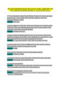ADVANCED PHARMACOLOGY FINAL EXAM GUIDE 