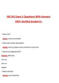 NR 545 Exam 2 &lpar;Latest 2026&sol;2027 Update&rpar; Complete Questions and Guide Answers&comma; 100&percnt; Verified Graded A&plus;
