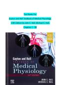 Test Banks For&NewLine;Guyton and Hall Textbook of Medical Physiology&NewLine;14th Edition by John E&period; Hall&semi; Michael E&period; Hall&comma;&NewLine;Chapters 1 - 86