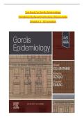 Test Bank For Gordis Epidemiology&NewLine;7th Edition By David D Celentano&semi; Moyses Szklo&NewLine;Chapters 1 - 20 Complete