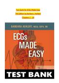 Test bank for ECGs Made Easy&NewLine;7th Edition by Barbara J Aehlert&NewLine;Chapters 1 - 1