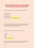 ARRT VI Exam 2026&vert;2027 Questions with Detailed Verified &NewLine;Answers &lpar;100&percnt; Correct Answers&rpar; &vert; Already Graded A&plus;