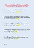 LETRS Volume 1 Unit 1-4 Exam 2026&vert;2027 Questions with Detailed &NewLine;Verified Answers &lpar;100&percnt; Correct Answers&rpar; &vert; Already Graded A&plus; 