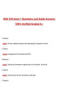 NSG 530 Exam 1 Complete Questions and Guide Answers&comma; &lpar;Latest 2026&sol;2027 Update&rpar; 100&percnt; Verified Graded A&plus;