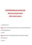 PLTW &lpar;IED&rpar; Midterm Exam Study Guide &lpar;Latest 2026&sol;2027 Update&rpar; Complete Questions and Guide Answers&comma; 100&percnt; Verified Graded A&plus;