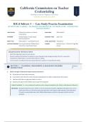 RICA Subtest 3 Case Study Practice Exam &lpar;Latest 2026&sol;2027 Update&rpar; &vert; Complete Q&A with Verified Answers and Detailed Rationales &vert; Planning&comma; Organization&comma; Management of Reading Instruction &vert; A&plus; Grade