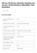 MK1 swe&comma; Mk1 Service wide Exam &vert; Questions and&NewLine;Answers &vert; Verified Solutions &vert; 2026 Edition &vert; Pass&NewLine;Guaranteed
