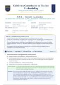 RICA Subtest 3 Exam &lpar;Latest 2026&sol;2027 Update&rpar; &vert; Complete Q&A with Verified Answers and Detailed Rationales &vert; Planning&comma; Organizing&comma; Managing Reading Instruction &vert; A&plus; Grade &vert; California CTC