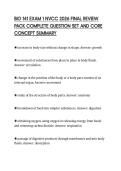 BIO 141 EXAM 1 NVCC 2026 FINAL REVIEW &NewLine;PACK COMPLETE QUESTION SET AND CORE &NewLine;CONCEPT SUMMARY 