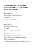 GEORGETTE MODULE 4 ACTUAL EXAM&NewLine;SCRIPT 2026 COMPLETE QUESTIONS AND&NewLine;SOLUTIONS GRADED A&plus;&NewLine;
