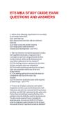 ETS MBA MFT Exam &ndash; Latest Questions and Correct Answers &lpar;2026 Edition&rpar;&NewLine;