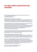 ETS MBA SAMPLE QUESTIONS AND ANSWERS