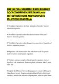 BIO 235 FULL SOLUTION PACK BUNDLED &NewLine;DOCS COMPREHENSIVE EXAMS 2026 &NewLine;TESTED QUESTIONS AND COMPLETE &NewLine;SOLUTIONS GRADED A&plus; 