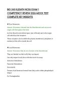 BIO 245 KLESATH NCSU EXAM 1 &NewLine;COMPETENCY REVIEW 2026 MOCK TEST &NewLine;COMPLETE KEY INSIGHTS