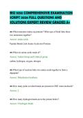 BIO 1050 COMPREHENSIVE EXAMINATION &NewLine;SCRIPT 2026 FULL QUESTIONS AND &NewLine;SOLUTIONS EXPERT REVIEW GRADED A&plus;