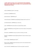 AAERT CDR EXAM 2026 ACTUAL QUESTIONS WITH VERIFIED SOLUTIONS&period;AAERT CDR EXAM 2026 ACTUAL QUESTIONS WITH VERIFIED SOLUTIONS&period;&NewLine;