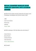 BIO250L EXAMPREP BUNDLED EXAMS &NewLine;COMPLETE QUESTIONS WITH ACCURATE &NewLine;ANSWERS 