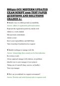 BIO322 GCU MIDTERM UPDATED &NewLine;EXAM SCRIPT 2026 TEST PAPER &NewLine;QUESTIONS AND SOLUTIONS &NewLine;GRADED A&plus; 