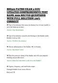 BIO322 PATHO EXAM 4 GCU &NewLine;UPDATED COMPREHENSIVE TEST &NewLine;BANK 2026 SOLVED QUESTIONS &NewLine;WITH FULL SOLUTION 100&percnt; &NewLine;CORRECT 