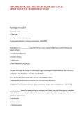PSYCHOLOGY EXAM 1 MULTIPLE CHOICE 2026 ACTUAL QUESTIONS WITH VERIFIED SOLUTIONS&period;&NewLine;