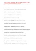 NGWA GENERAL DRILLING EXAM REVIEW GUIDE 2026 ACTUAL QUESTIONS WITH VERIFIED SOLUTIONS&period;&NewLine;
