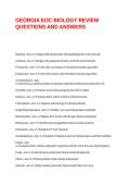 GEORGIA EOC BIOLOGY REVIEW QUESTIONS AND ANSWERS&period;