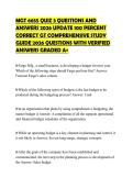 MGT 6655 QUIZ 3 QUESTIONS AND&NewLine;ANSWERS 2026 UPDATE 100 PERCENT&NewLine;CORRECT GT COMPREHENSIVE STUDY&NewLine;GUIDE 2026 QUESTIONS WITH VERIFIED&NewLine;ANSWERS GRADED A&plus;&NewLine;
