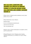 MGT 6655 QUIZ 3 QUESTIONS AND&NewLine;ANSWERS 2026 UPDATE 100 PERCENT&NewLine;CORRECT GT UPDATED REVIEW PAPER&NewLine;2026 QUESTIONS AND CORRECT ANSWERS&NewLine;GRADED A&plus;
