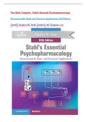 Stahl's Essential Psychopharmacology - Stuvia US