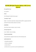 BCOR 2204 Quiz Practice Quizzes with Correct&NewLine;Answers