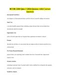 BCOR 2204 Quiz 3 2026-Quizzes with Correct&NewLine;Answers