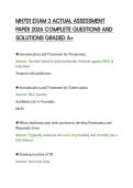 MH701 EXAM 2 STUDY GUIDE 2026&NewLine;VERIFIED QUESTIONS AND ANSWERS&NewLine;OUTLINE PACK&NewLine;