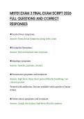 MH701 EXAM 3 FINAL EXAM SCRIPT 2026&NewLine;FULL QUESTIONS AND CORRECT&NewLine;RESPONSES