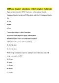 BIO 322 Exam 1 Questions with Complete Solutions